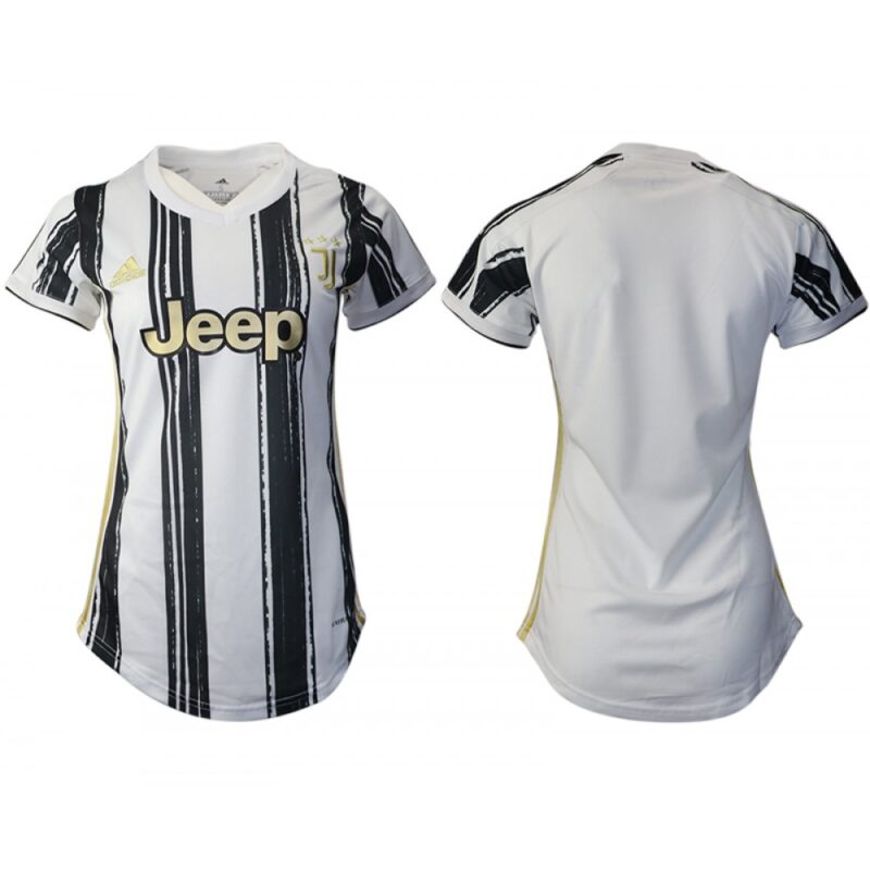 686170c30980f_1 Women's Juventus Blank Home Soccer Club Jersey