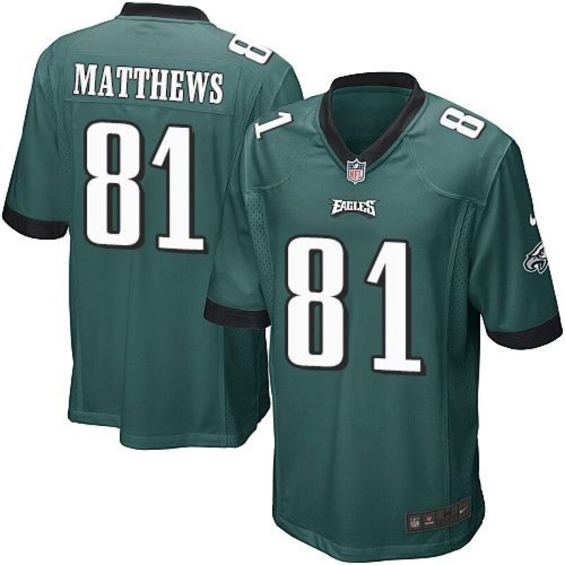 686170c8069e2_1 Eagles #81 Jordan Matthews Midnight Green Team Color Youth Stitched NFL New Elite Jersey