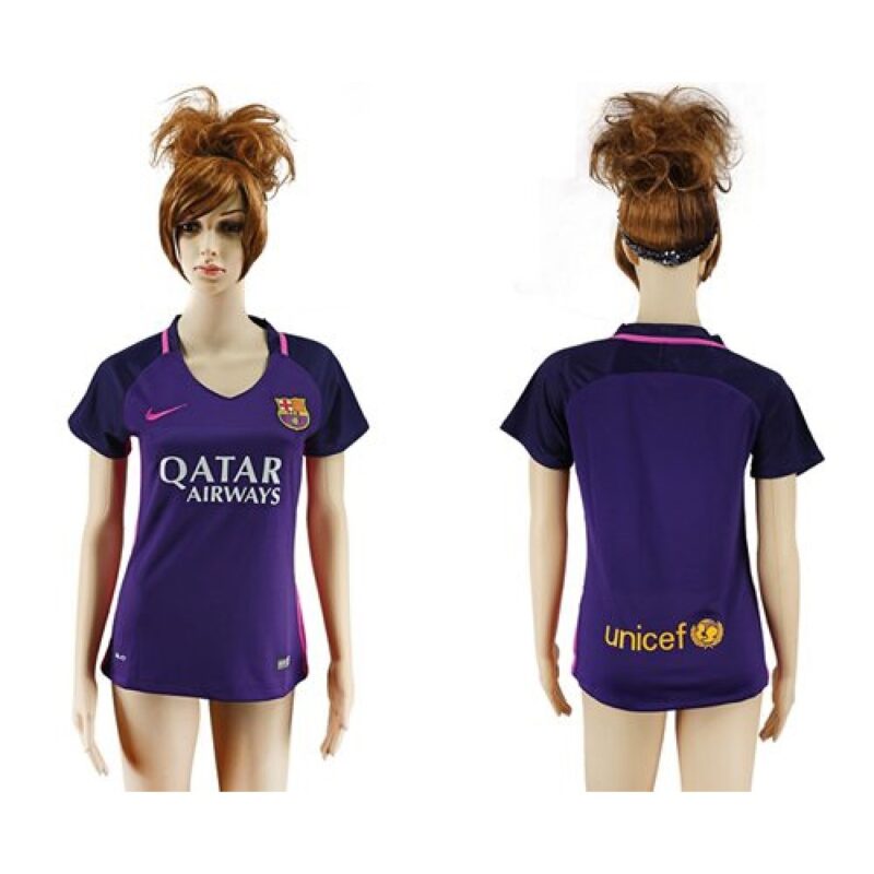 686170db55830_1 Women's Barcelona Blank Away Soccer Club Jersey