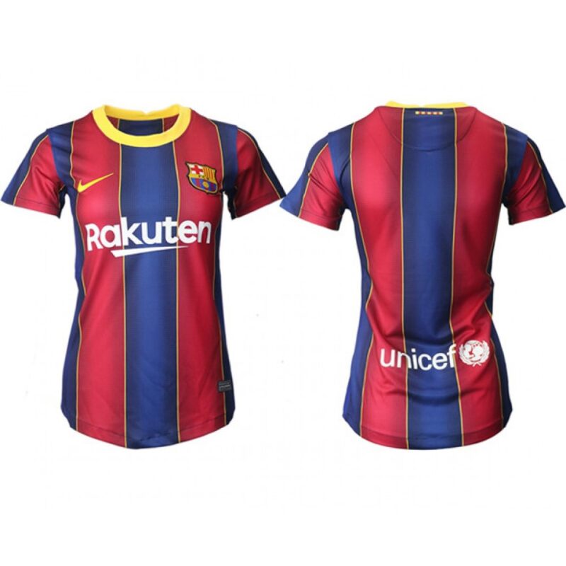 686170e2f41b7_1 Women's Barcelona Blank Home Soccer Club Jersey