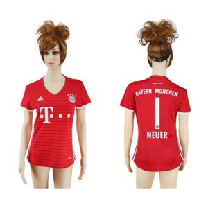 686170eabbb38_1 Women's Bayern Munchen #1 Neuer Home Soccer Club Jersey