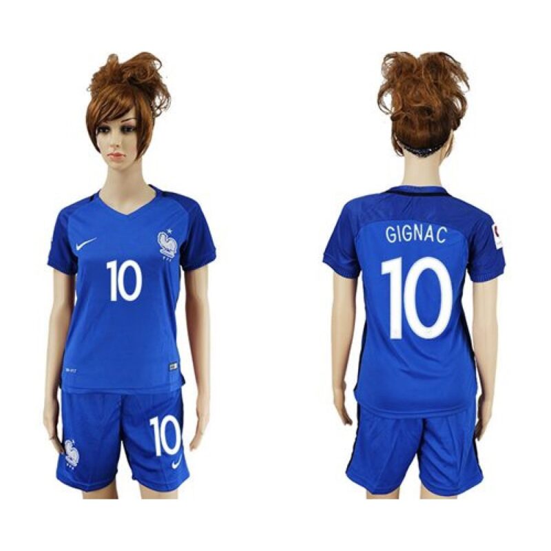 686170ed3afb7_1 Women's France #10 Gignac Home Soccer Country Jersey