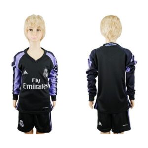 6861711b25668_1 Real Madrid Blank Sec Away Long Sleeves Kid Soccer Club Jersey