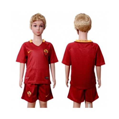6861712e8cf9e_1 Roma Blank Home Kid Soccer Club Jersey