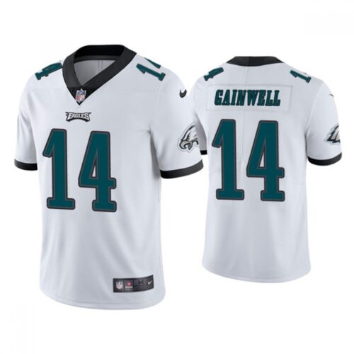 6861713e3881a_1 Youth Philadelphia Eagles #14 Kenneth Gainwell White Vapor Untouchable Limited Stitched Football Jersey
