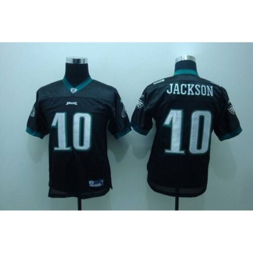 686171469a78e_1 Eagles #10 DeSean Jackson Black Stitched Youth NFL Jersey