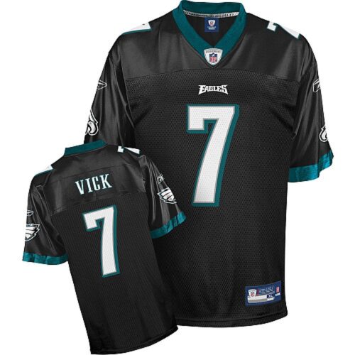 6861714ddac92_1 Eagles #7 Michael Vick Black Stitched Youth NFL Jersey