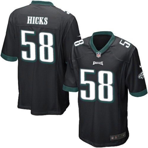 68617159b8167_1 Eagles #58 Jordan Hicks Black Alternate Youth Stitched NFL New Elite Jersey