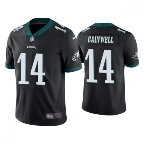 6861716b21a79_1 Youth Philadelphia Eagles #14 Kenneth Gainwell Black Vapor Untouchable Limited Stitched Football Jersey