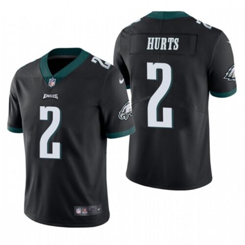 686171737ec9c_1 Youth Philadelphia Eagles #2 Jalen Hurts Black Vapor Untouchable Limited Stitched NFL Jersey