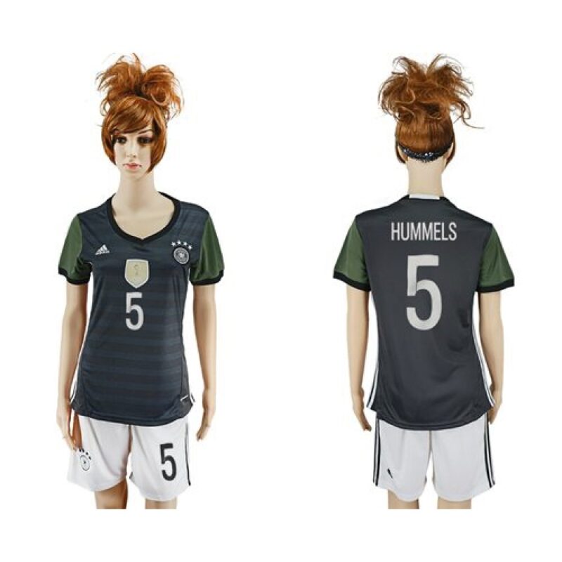68617198cd1b8_1 Women's Germany #5 Hummels Away Soccer Country Jersey