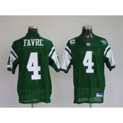 686171e009c06_1 Jets #4 Brett Favre Green Stitched Youth NFL Jersey