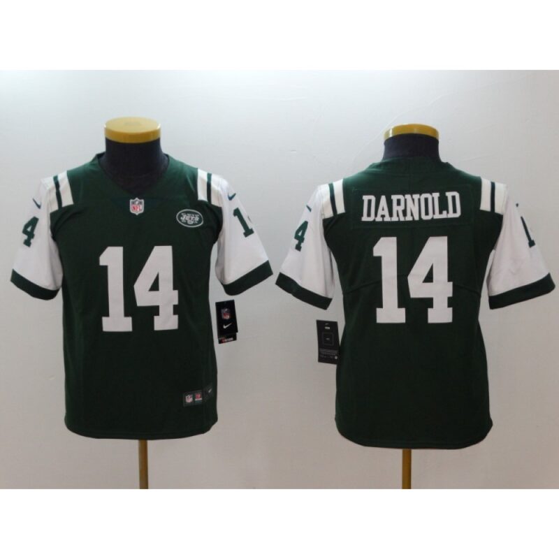 6861721753656_1 Youth NFL New York Jets #14 Sam Darnold Green 2018 Draft First Round Vapor Untouchable Limited Stitched Jersey