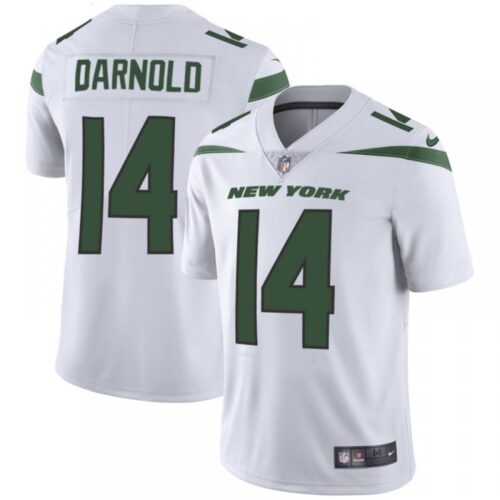 6861725551101_1 Youth New York Jets #14 Sam Darnold White Vapor Untouchable Limited Stitched NFL Jersey