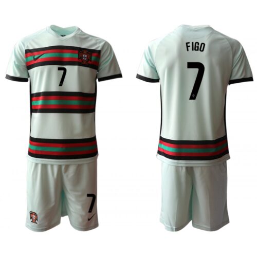 6861725574e87_1 Portugal #7 Figo Away Kid Soccer Country Jersey