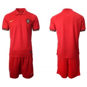 6861725b983d2_1 Portugal Blank Home Kid Soccer Country Jersey
