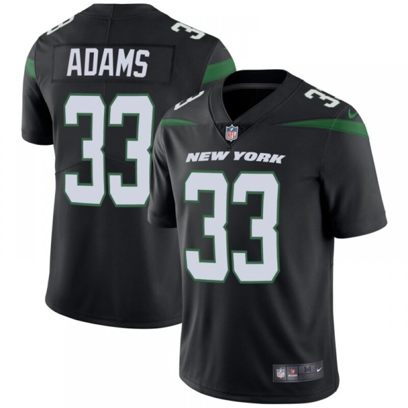 686172776cff8_1 Youth New York Jets #33 Jamal Adams Black Vapor Untouchable Limited Stitched NFL Jersey