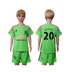 686172e463266_1 Manchester United #20 Sromero Green Kid Soccer Club Jersey