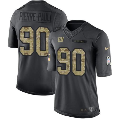 686172e7ea910_1 Giants #90 Jason Pierre-Paul Black Youth Stitched NFL Limited 2016 Salute to Service Jersey