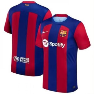 68617303452f4_1 Men's Barcelona Blank 2023/24 Home Soccer Jersey