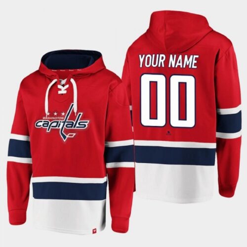 68617331061a5_1 Men's Washington Capitals Active Player Custom Red All Stitched Sweatshirt Hoodie