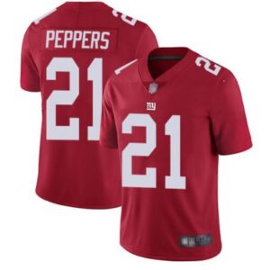 6861733dd1cd9_1 Youth New York Giants #21 Jabrill Peppers Red Vapor Stitched NFL Jersey