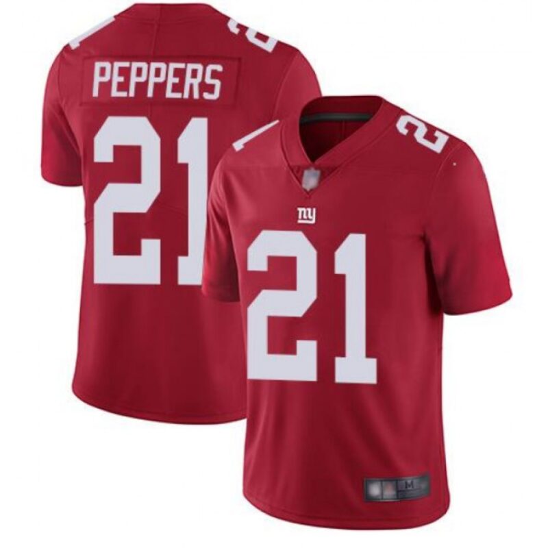 6861733dd1cd9_1 Youth New York Giants #21 Jabrill Peppers Red Vapor Stitched NFL Jersey