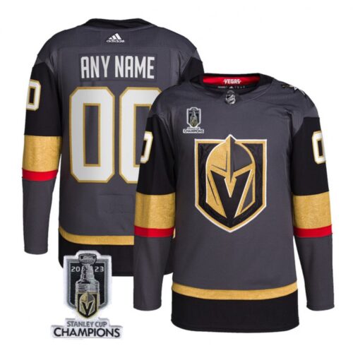 686173759110a_1 Men's Vegas Golden Knights Active Player Custom Grey 2023 Stanley Cup Champions Stitched Jersey