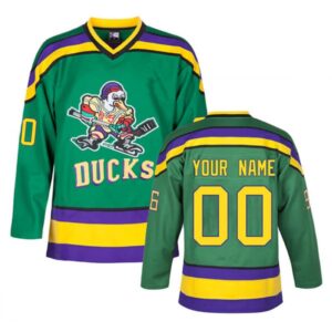 686173996dfa1_1 Men's The Mighty Ducks Custom Green Stitched Jersey