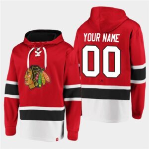 686173a494d2f_1 Men's Chicago Blackhawks Active Player Custom Red All Stitched Sweatshirt Hoodie