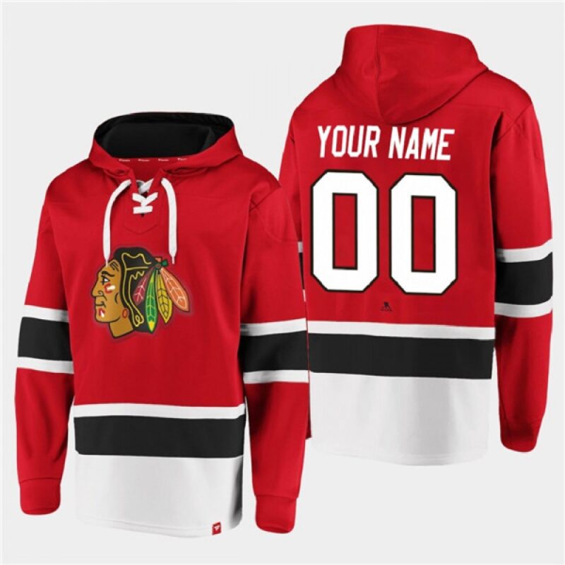 686173a494d2f_1 Men's Chicago Blackhawks Active Player Custom Red All Stitched Sweatshirt Hoodie