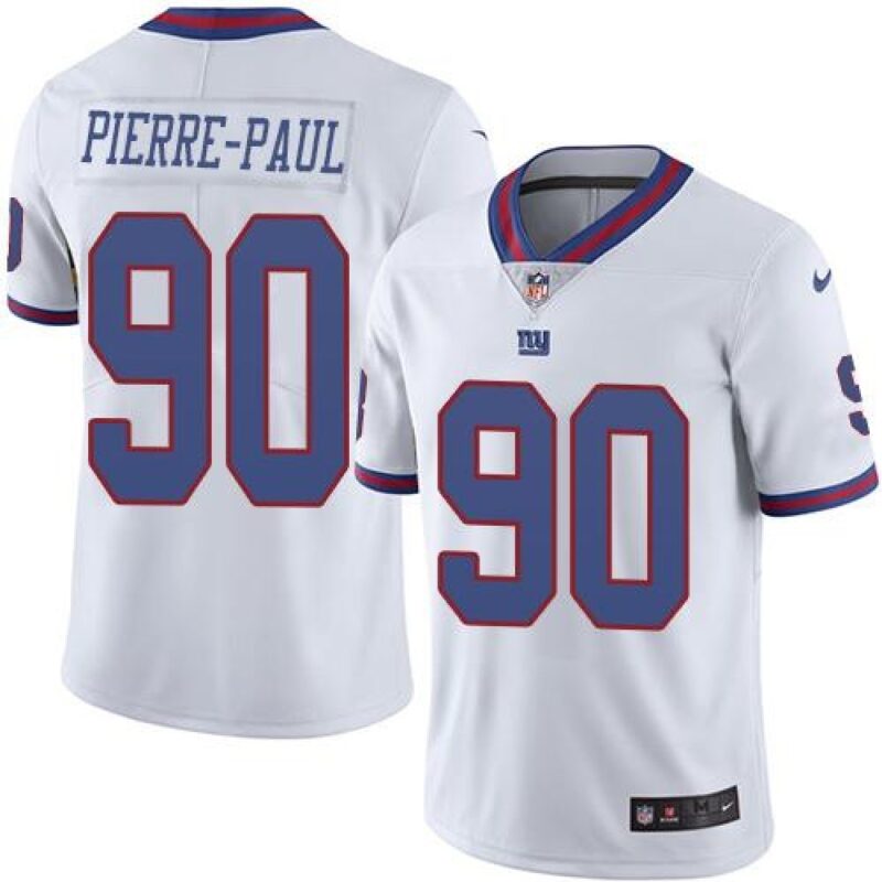 686173ce353df_1 Giants #90 Jason Pierre-Paul White Youth Stitched NFL Limited Rush Jersey