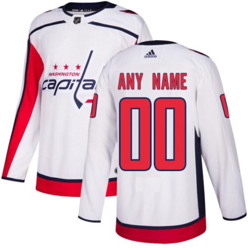 686173d74060f_1 Men's Washington Capitals White Custom Name Number Size NHL Stitched Jersey
