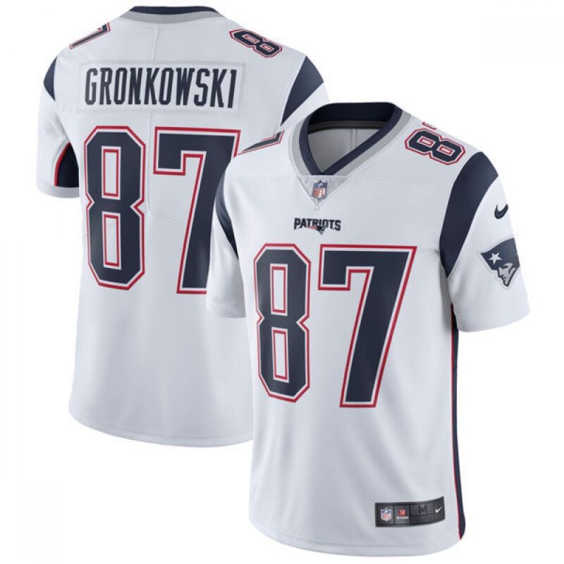 686173f607392_1 Youth New England Patriots #87 Rob Gronkowski White Vapor Untouchable Limited Stitched NFL Jersey