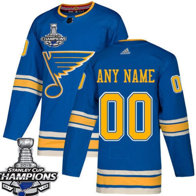 686174147f568_1 Men's St.louis Blues Blue 2019 Stanley Cup Champions Custom Name Number Size Stitched NHL Jersey