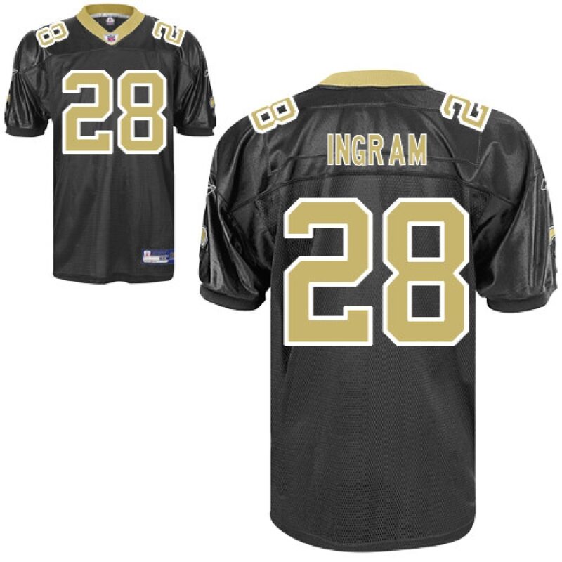 6861742507ce8_1 Saints #28 Mark Ingram Black Stitched Youth NFL Jersey