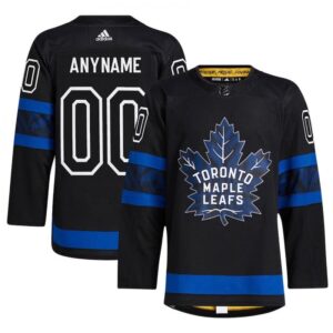 68617435cfce4_1 Men's Toronto Maple Leafs Custom Black Premier Breakaway Reversible Stitched Jersey