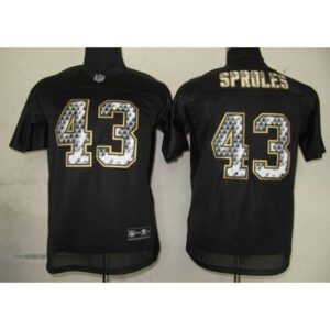 68617436ba633_1 Sideline Black United Saints #43 Darren Sproles Black Stitched Youth NFL Jersey