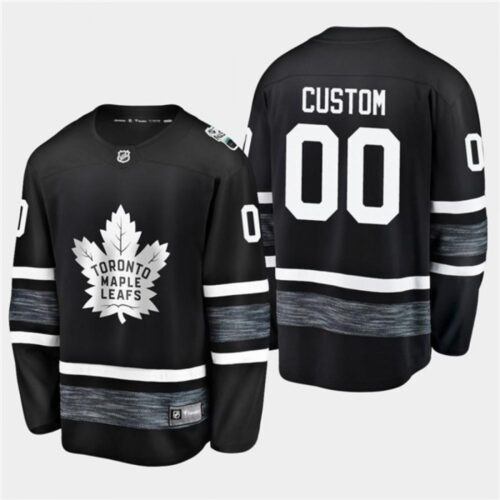 68617438744b5_1 Men's Toronto Maple Leafs Custom 2019 NHL All Star Black Stitched Jersey