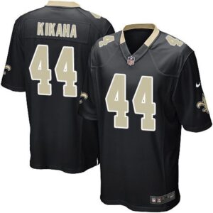 686174573e63e_1 Saints #44 Hau'oli Kikaha Black Team Color Youth Stitched NFL Elite Jersey