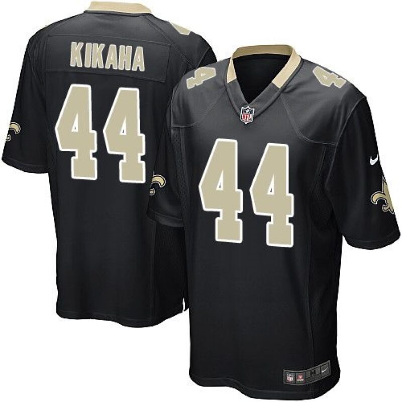 686174573e63e_1 Saints #44 Hau'oli Kikaha Black Team Color Youth Stitched NFL Elite Jersey