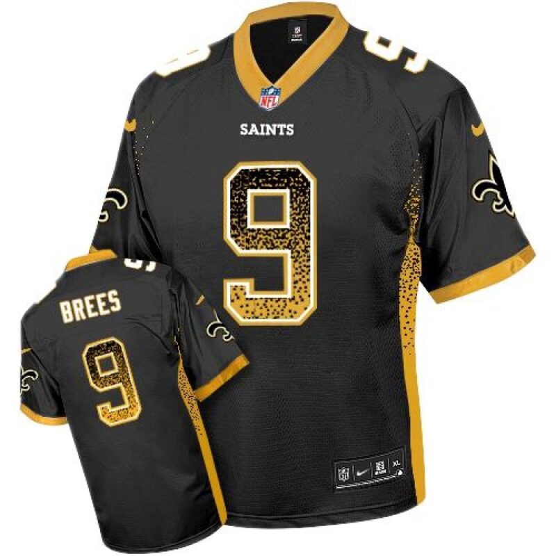 6861745a280ac_1 Saints #9 Drew Brees Black Team Color Youth Stitched NFL Elite Drift Fashion Jersey
