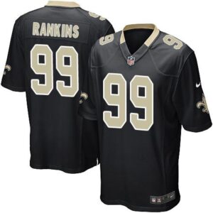 6861745d2bc7d_1 Saints #99 Sheldon Rankins Black Team Color Youth Stitched NFL Elite Jersey