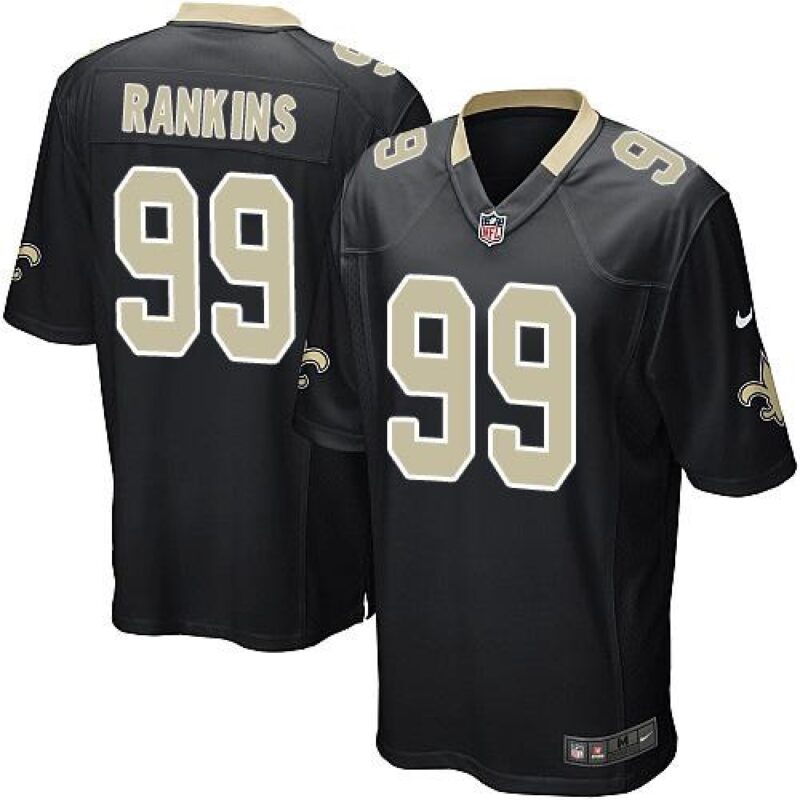 6861745d2bc7d_1 Saints #99 Sheldon Rankins Black Team Color Youth Stitched NFL Elite Jersey