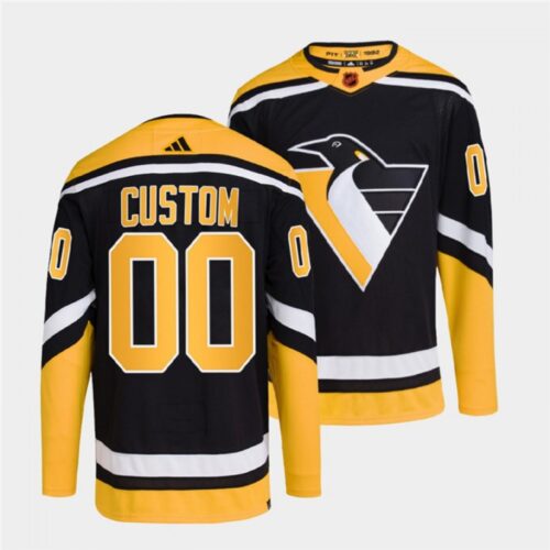 686174ac4eba8_1 Men's Pittsburgh Penguins Custom Black 2022-23 Reverse Retro Stitched Jersey