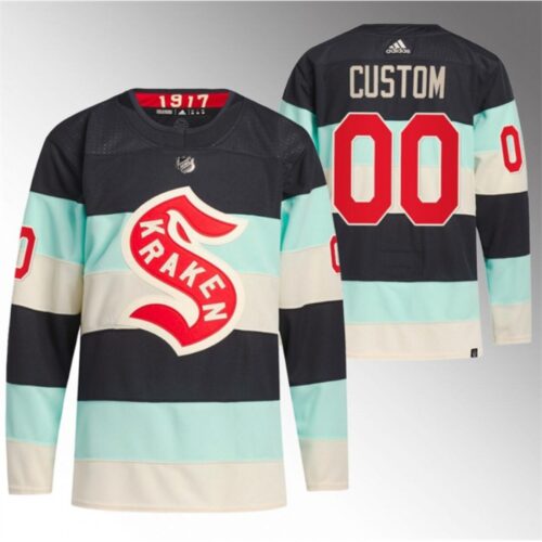 686174c3d98f0_1 Men's Seattle Kraken Custom 2024 Deep Sea Blue Winter Classic Stitched Jersey