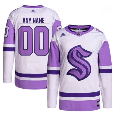 686174ceec50b_1 Men's Seattle Kraken Custom White/Purple Stitched Jersey
