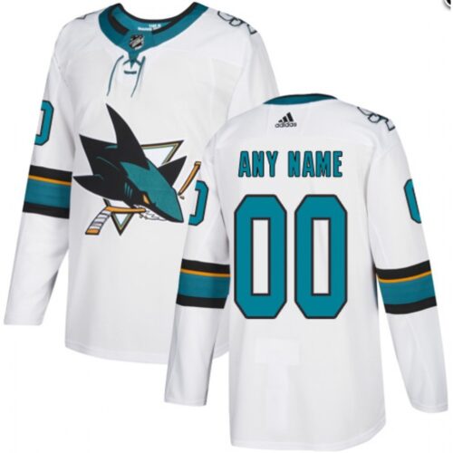 686174eb3e0d4_1 Men's San Jose Sharks White Custom Name Number Size NHL Stitched Jersey