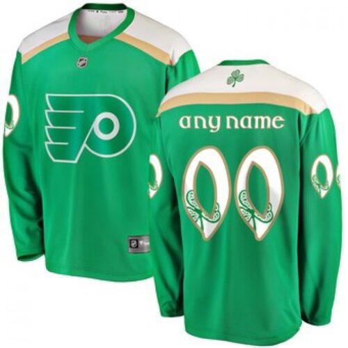 686174fd2705e_1 Men's Philadelphia Flyers Green 2019 St. Patrick's Day Custom Stitched NHL Jersey