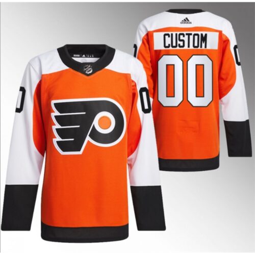 686175024f4ba_1 Men's Philadelphia Flyers Custom 2023/24 Orange Stitched Jersey